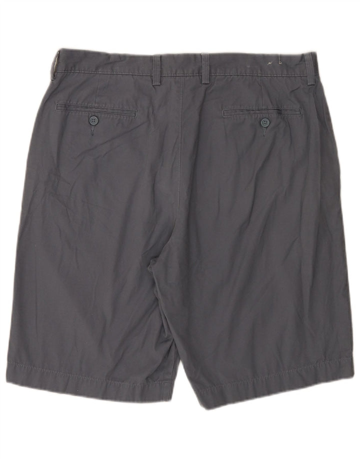 J. CREW Herren Rivington Chino Shorts W36 Large Grau Baumwolle