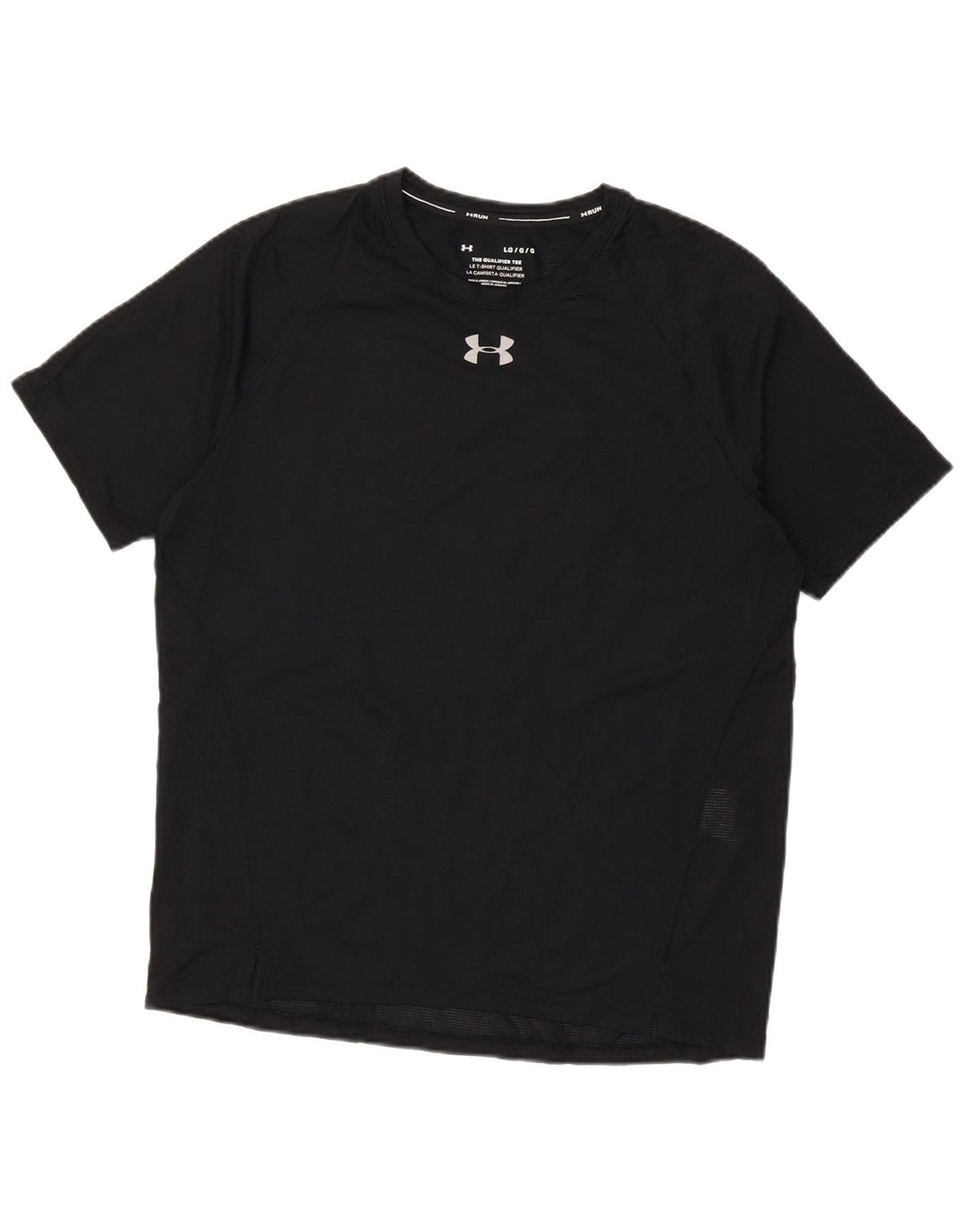 Under Armour Herren T-Shirt Top Large Schwarz Polyester