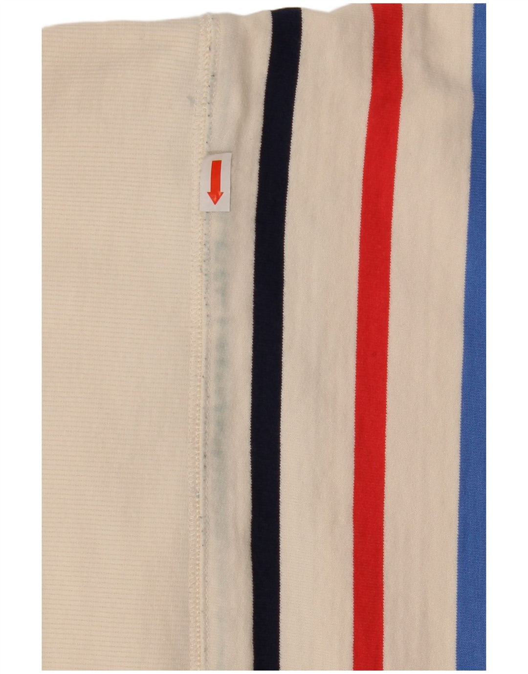 Joules Damen-Sweatshirt-Pullover in Übergröße, UK 8, Größe S, weiß, gestreift, Baumwolle