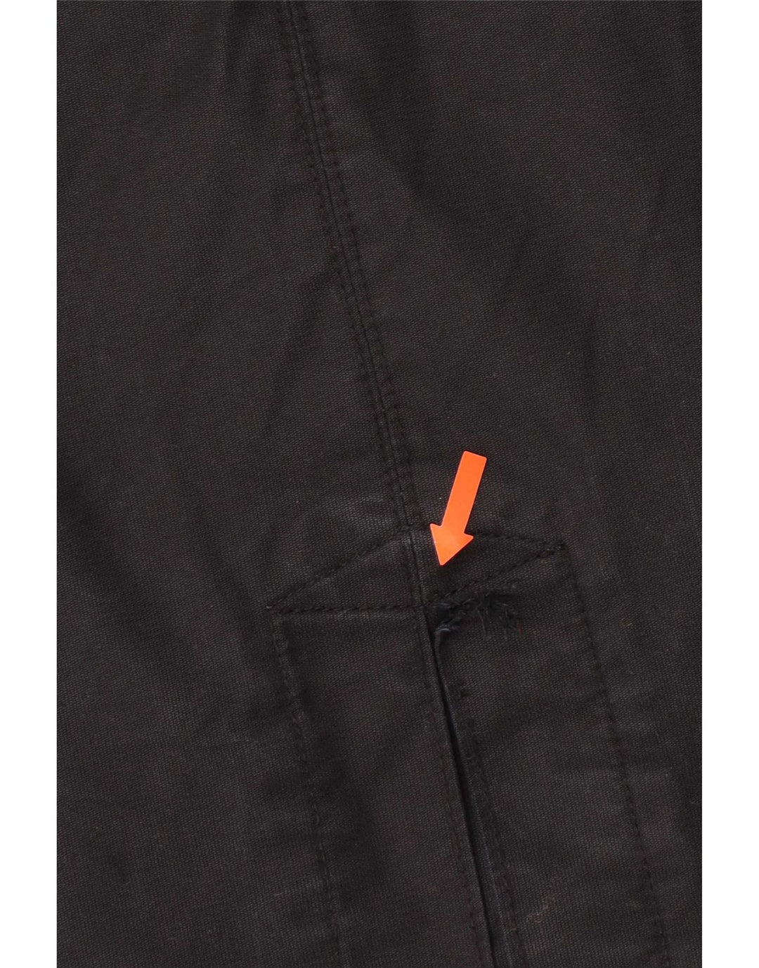 G-Star Damen-Windbreaker-Mantel, UK 40, große schwarze Baumwolle