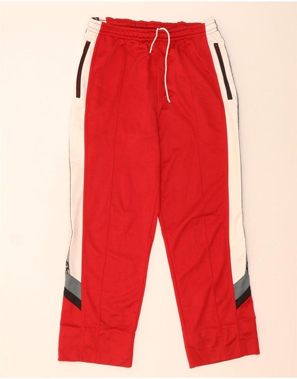 Asics Herren-Trainingshose mit Grafik, IT 56 XL, rotes Colourblock-Polyamid