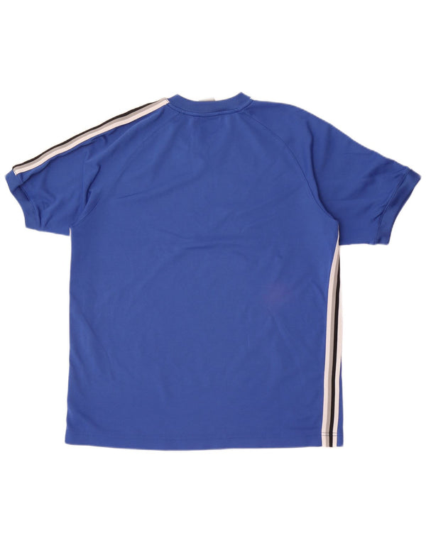 Nike Herren T-Shirt Top UK 45/47 XL Blaue Baumwolle