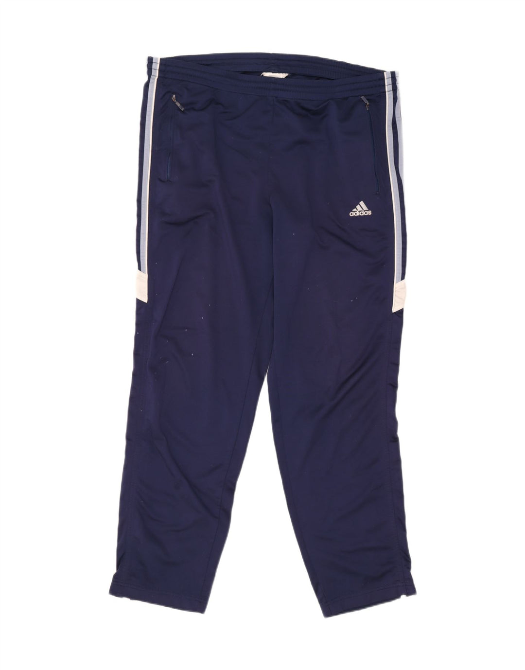 ADIDAS Mens Tracksuit Trousers XL Navy Blue Vintage Adidas and Second-Hand Adidas from Messina Hembry 