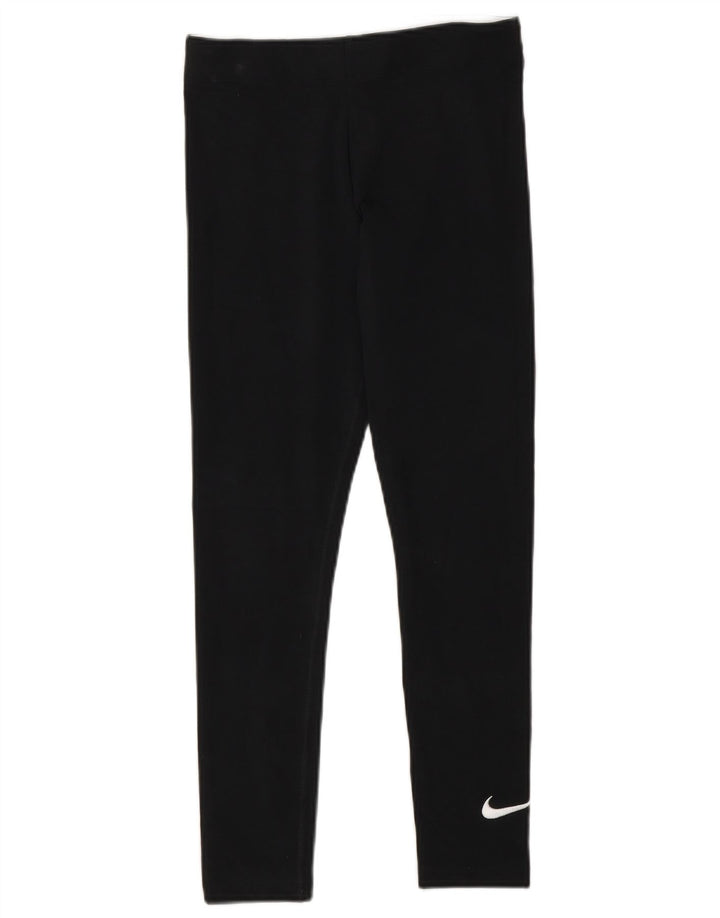 Nike Mädchen-Leggings, 10–11 Jahre, mittelgroß, Schwarz