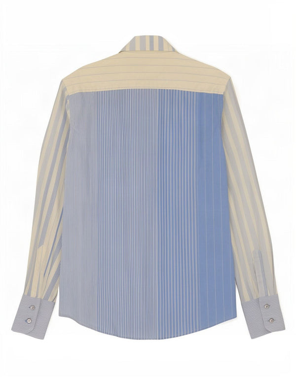 Harris&Harold Herrenhemd Größe 41 16 Große blau gestreifte Baumwolle