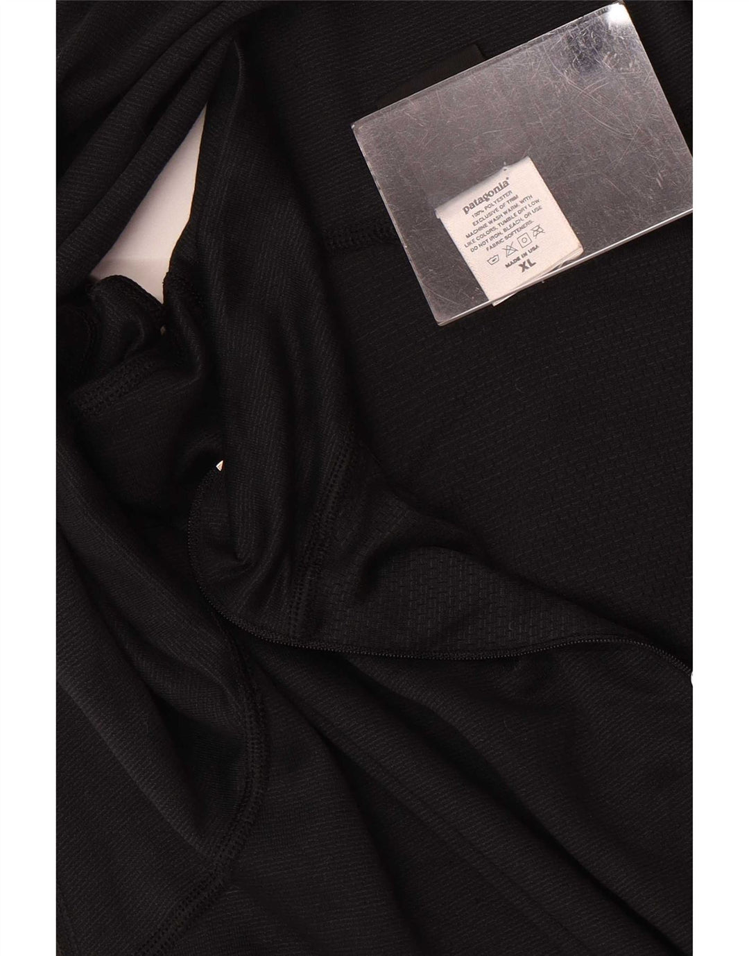 Patagonia Herren-Trainingsanzug mit Reißverschluss, Pullover, XL, Schwarz, Polyester