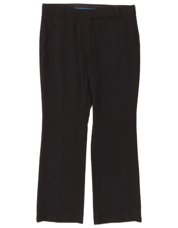 Marks & Spencer Damen Bootcut Freizeithose UK 12 Medium W32 L28 Schwarz