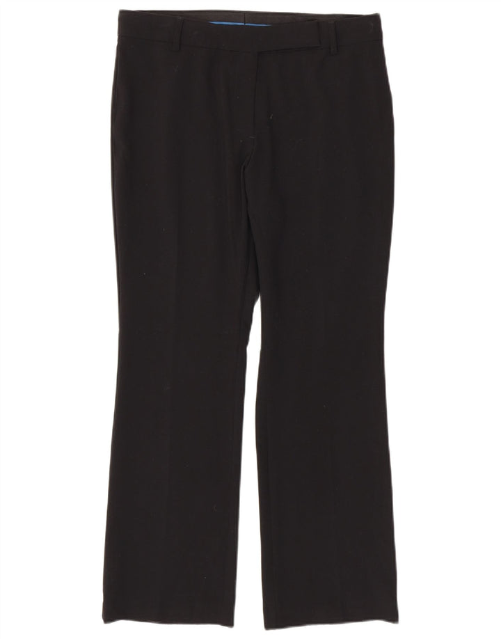 Marks & Spencer Damen Bootcut Freizeithose UK 12 Medium W32 L28 Schwarz