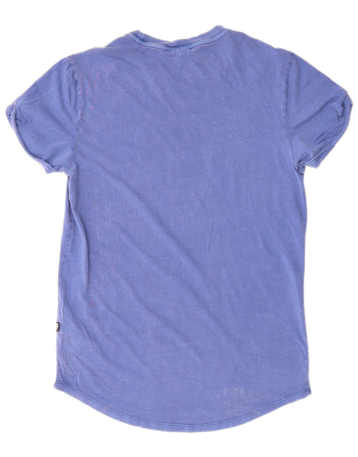 G-Star Herren T-Shirt Top Small Blau Baumwolle
