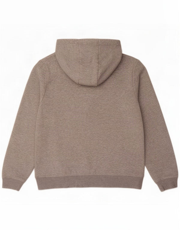 Crew Clothing Damen-Kapuzenpullover in Übergröße, Gr. 10, Größe S, Grau, Baumwolle