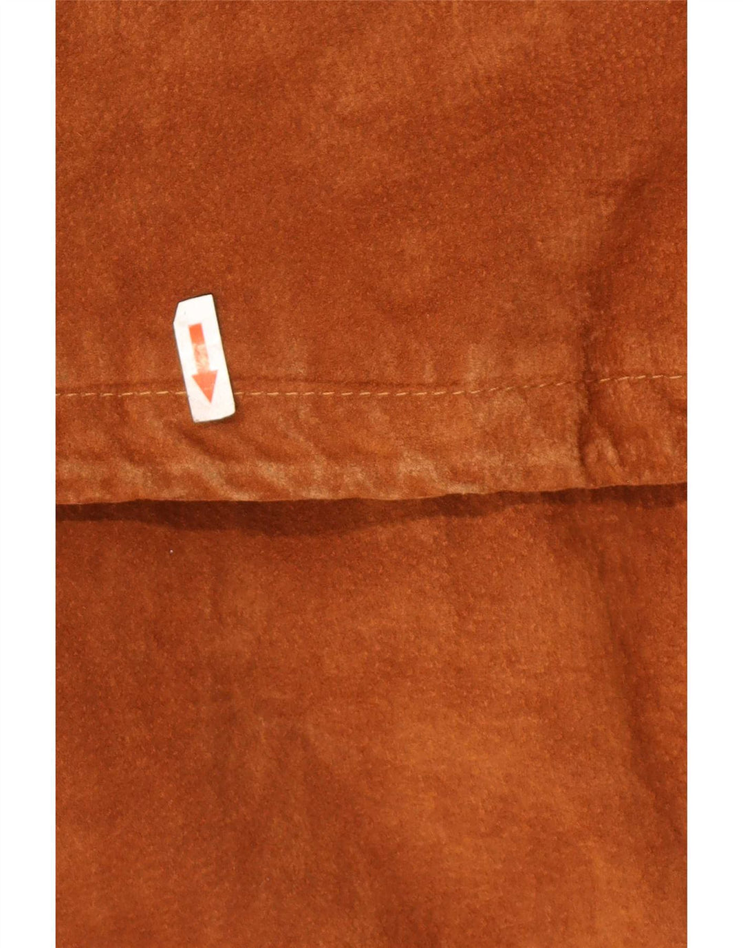 Vintage Herren Wildledermantel IT 48 Mittelbraunes Leder