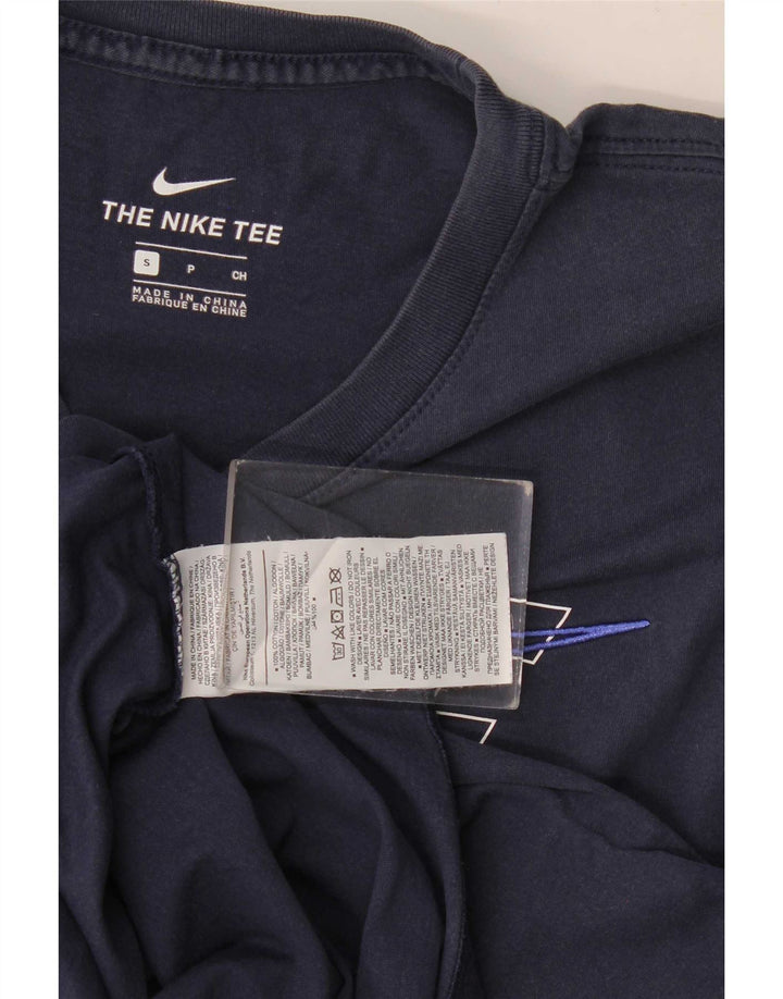 Nike Herren-T-Shirt mit Grafik, Größe S, Marineblau, Baumwolle