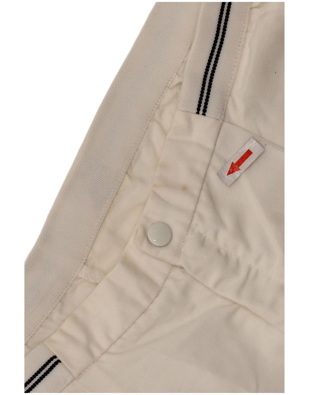 CAMPAGNOLO Herren Chinoshorts IT 52 XL W36 Weiß Polyester