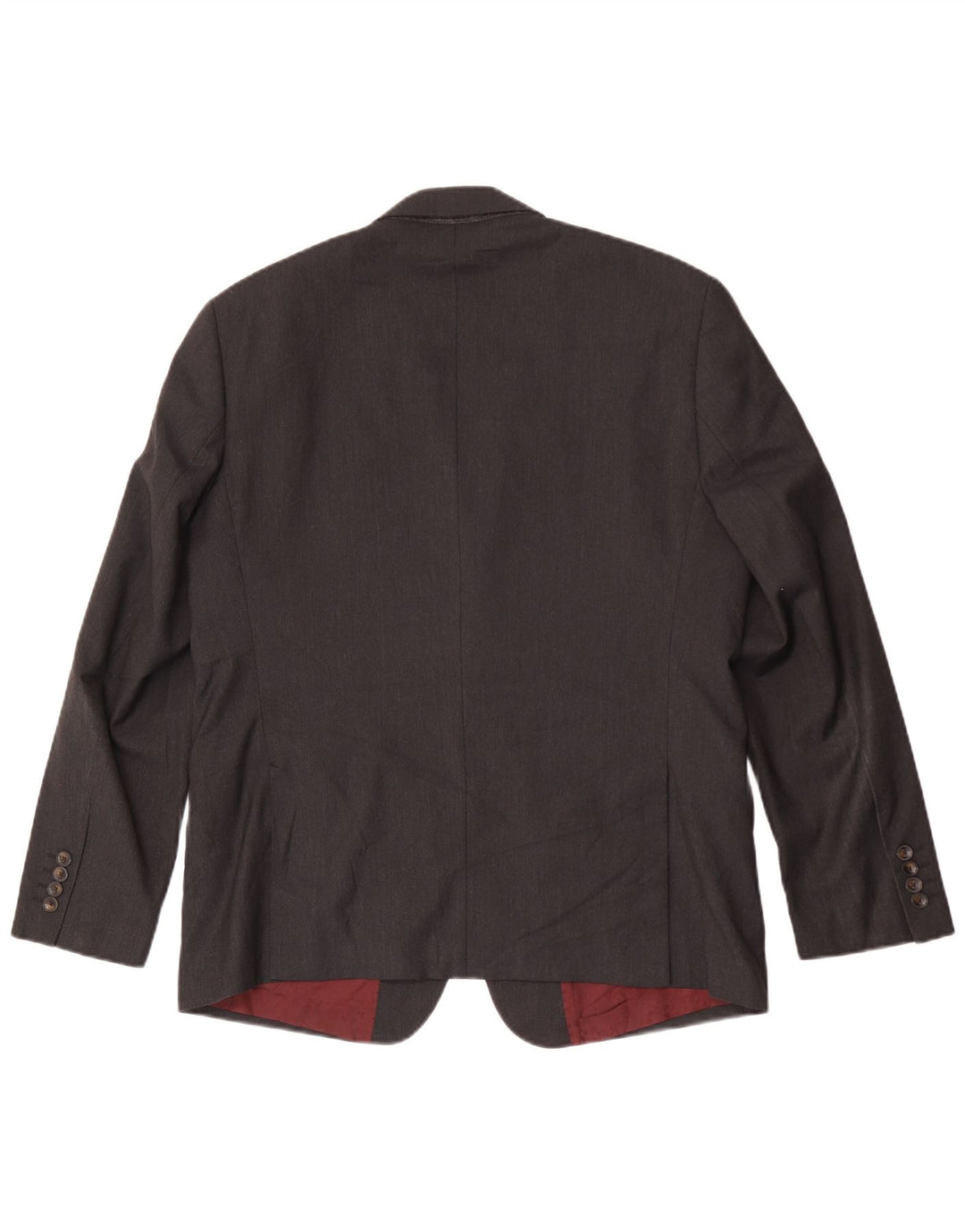Marks & Spencer Herren-Blazer mit 2 Knöpfen, Gr. 42, Größe L, Grau, Polyester