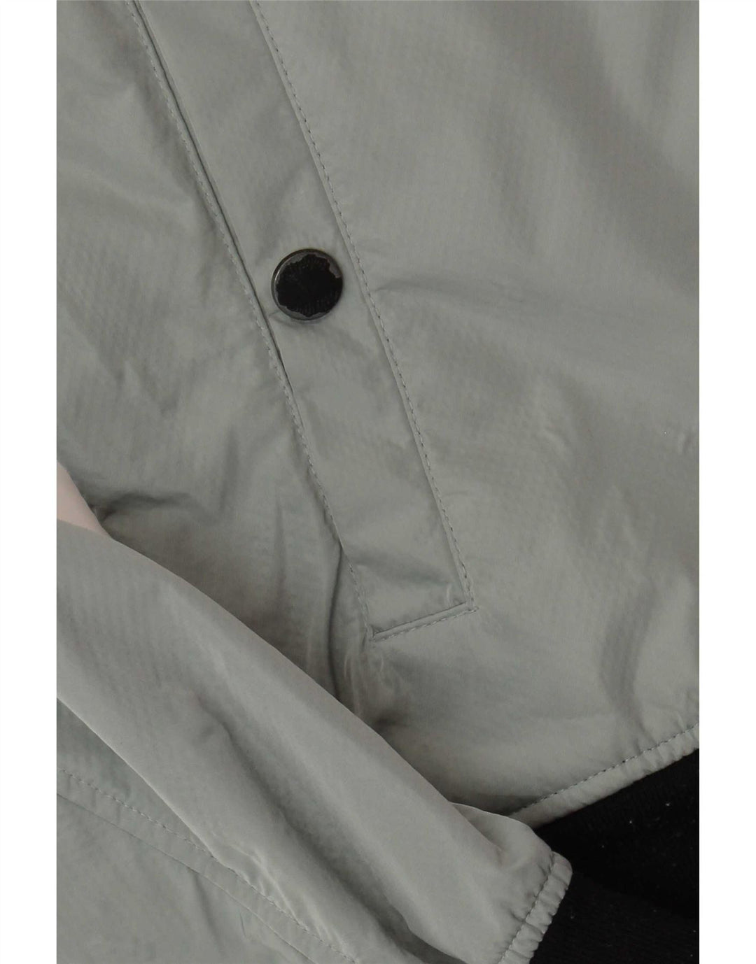 Refrigue Herren Bomberjacke UK 38 Mittelgraues Colourblock-Polyester