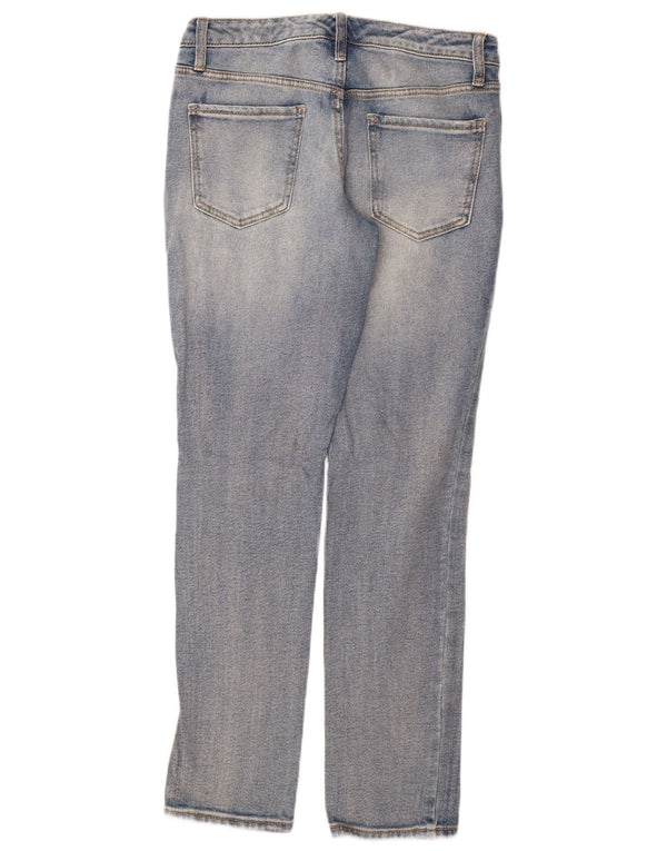 Mossimo Damen Boyfriend Tapered Jeans US 4 Small W27 L30 Blaue Baumwolle