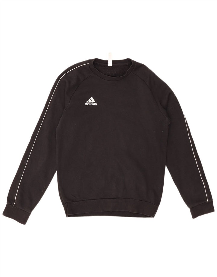 ADIDAS Herren Sweatshirt Pullover Small Schwarz Baumwolle