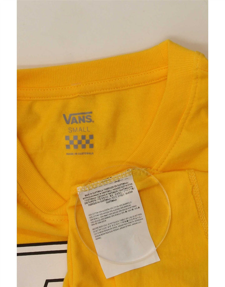 Vans Herren Graphic Top Langarm Small Gelb Baumwolle