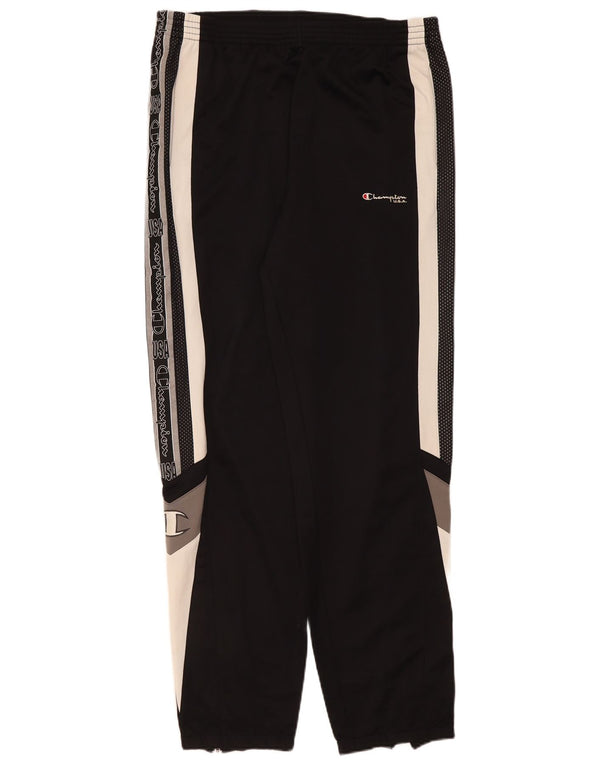 Champion Damen-Trainingshose, Jogginghose, Größe 46, Schwarz, Farbblock