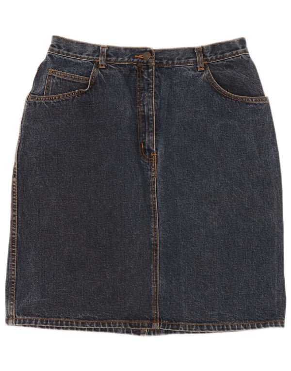 Jinglers Damen Jeansrock EU 44 Large W32 Blaue Baumwolle