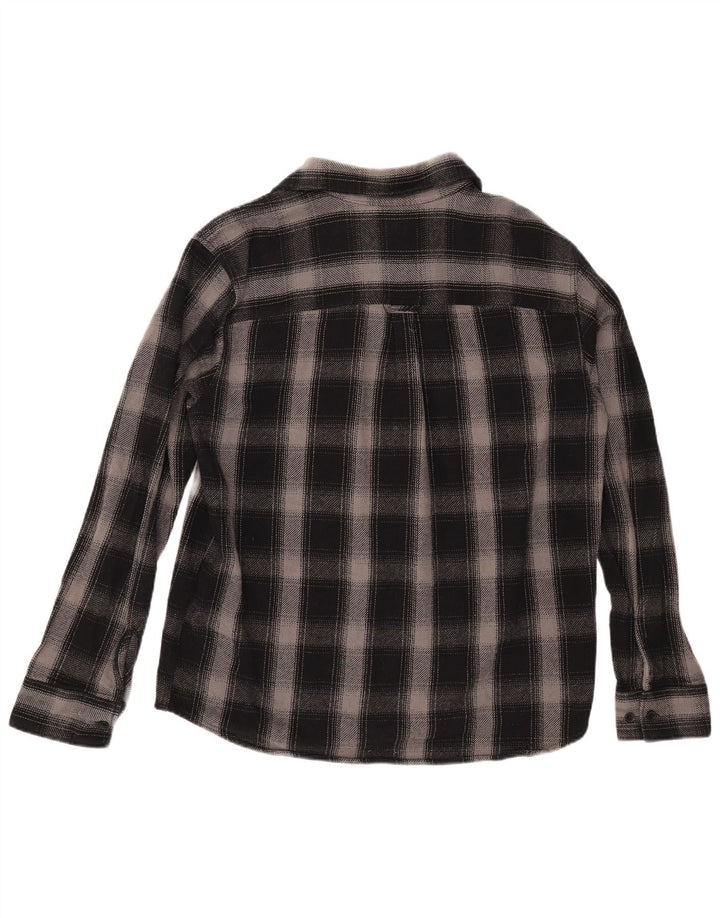 JACK & JONES Herren-Flanellhemd XL, schwarz kariert, Baumwolle