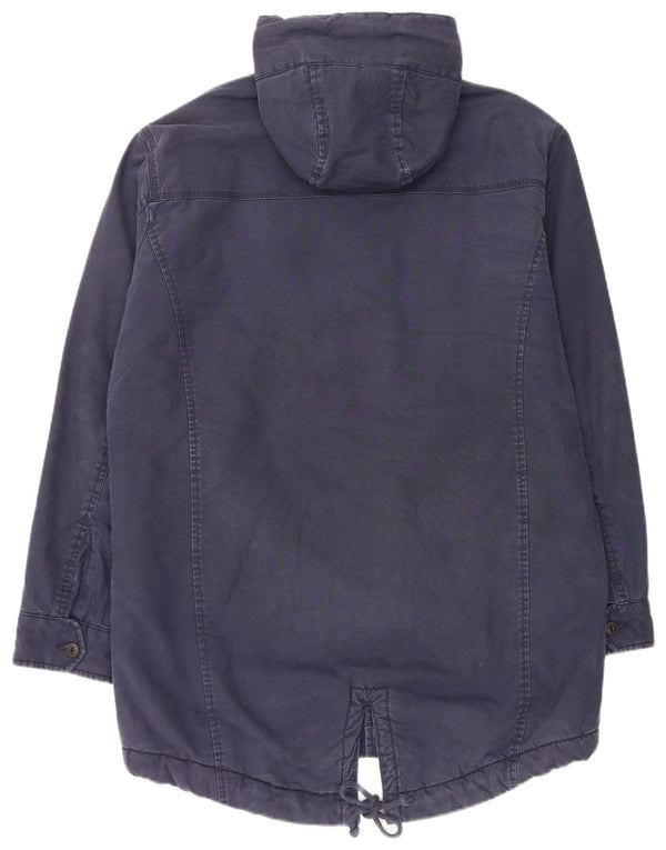 Jack & Jones Herren-Sherpa-Parka mit Kapuze, UK 42, XL, Marineblau, Baumwolle