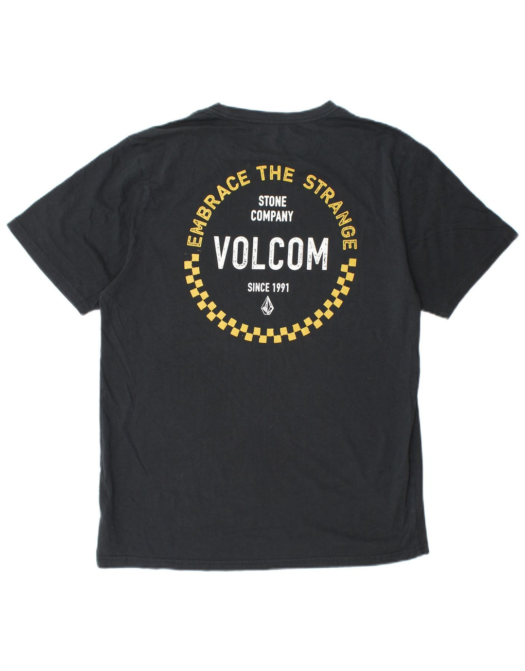 VOLCOM Herren Modern Fit Graphic T-Shirt Top Large Schwarz Baumwolle
