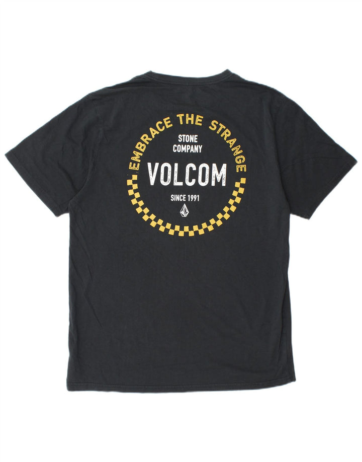 VOLCOM Herren Modern Fit Graphic T-Shirt Top Large Schwarz Baumwolle