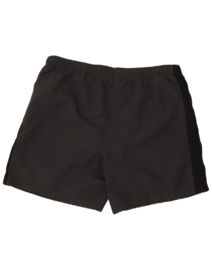 Nike Herren Dri Fit Sportshorts Mittelgraues Colourblock-Polyester