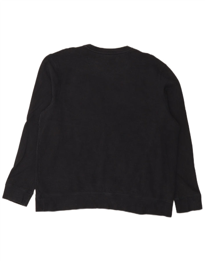 Marks & Spencer Herren-Sweatshirt mit normaler Passform, 2XL, Marineblau, Baumwolle
