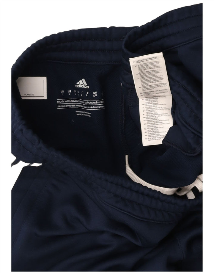 ADIDAS Herren-Trainingshose, groß, marineblau, Polyester