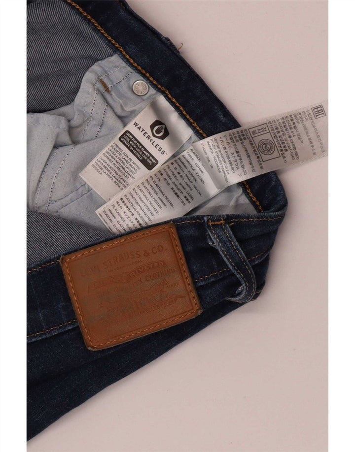 Levi's Damen 724 High Rise Straight Jeans W32 L30 Blaue Baumwolle