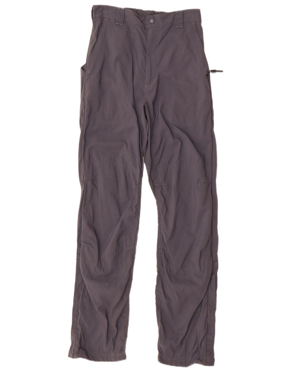 L.L.Bean Damen Gerade Chinohose US 6 Medium W30 L31 Grau