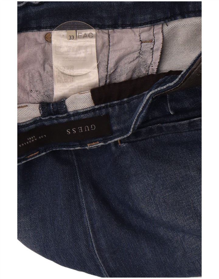 Guess Herren Slim Jeans W33 L32 Marineblau