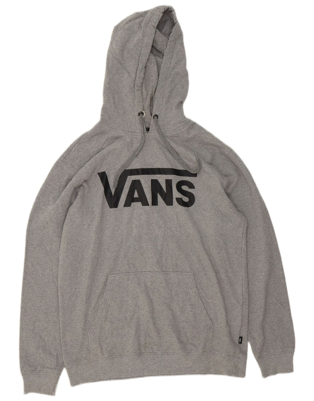Vans Herren-Kapuzenpullover mit Grafik, groß, graue Baumwolle