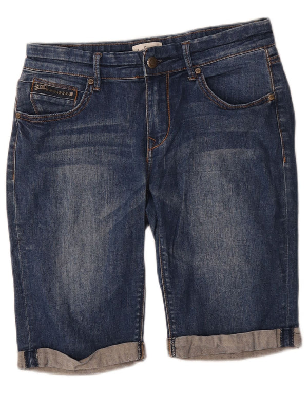 Lee Cooper Damen Jeansshorts US 10 Large W30 Blaue Baumwolle