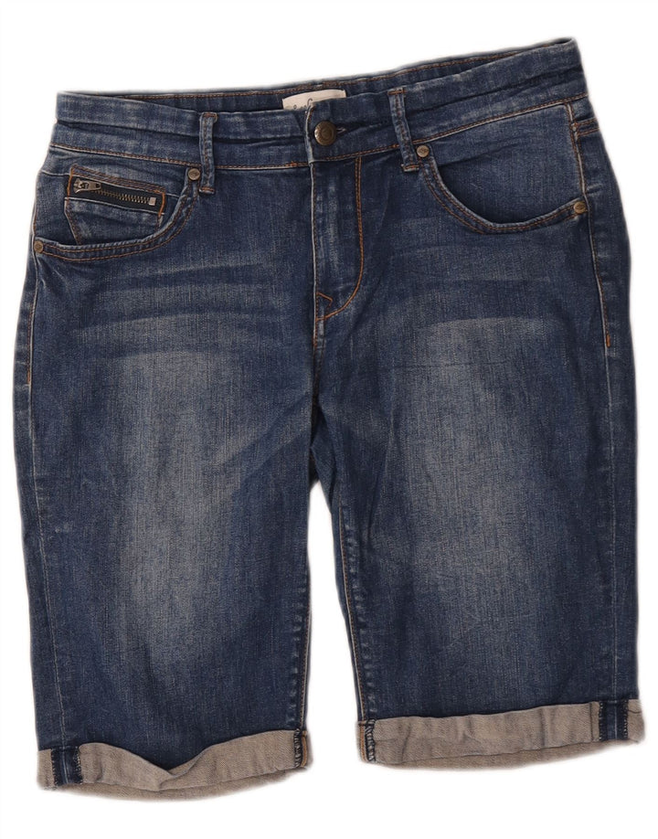 Lee Cooper Damen Jeansshorts US 10 Large W30 Blaue Baumwolle