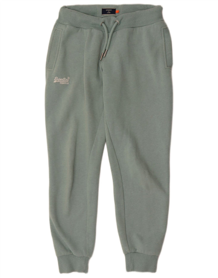 Superdry Damen-Overall-Trainingsanzug, Gr. 10, Größe S, Grün, Baumwolle