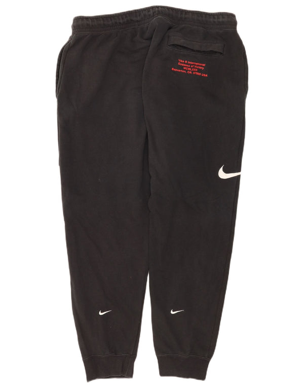 Nike Herren-Trainingshose mit Grafik, Jogginghose, Größe 2XL, Schwarz, Baumwolle