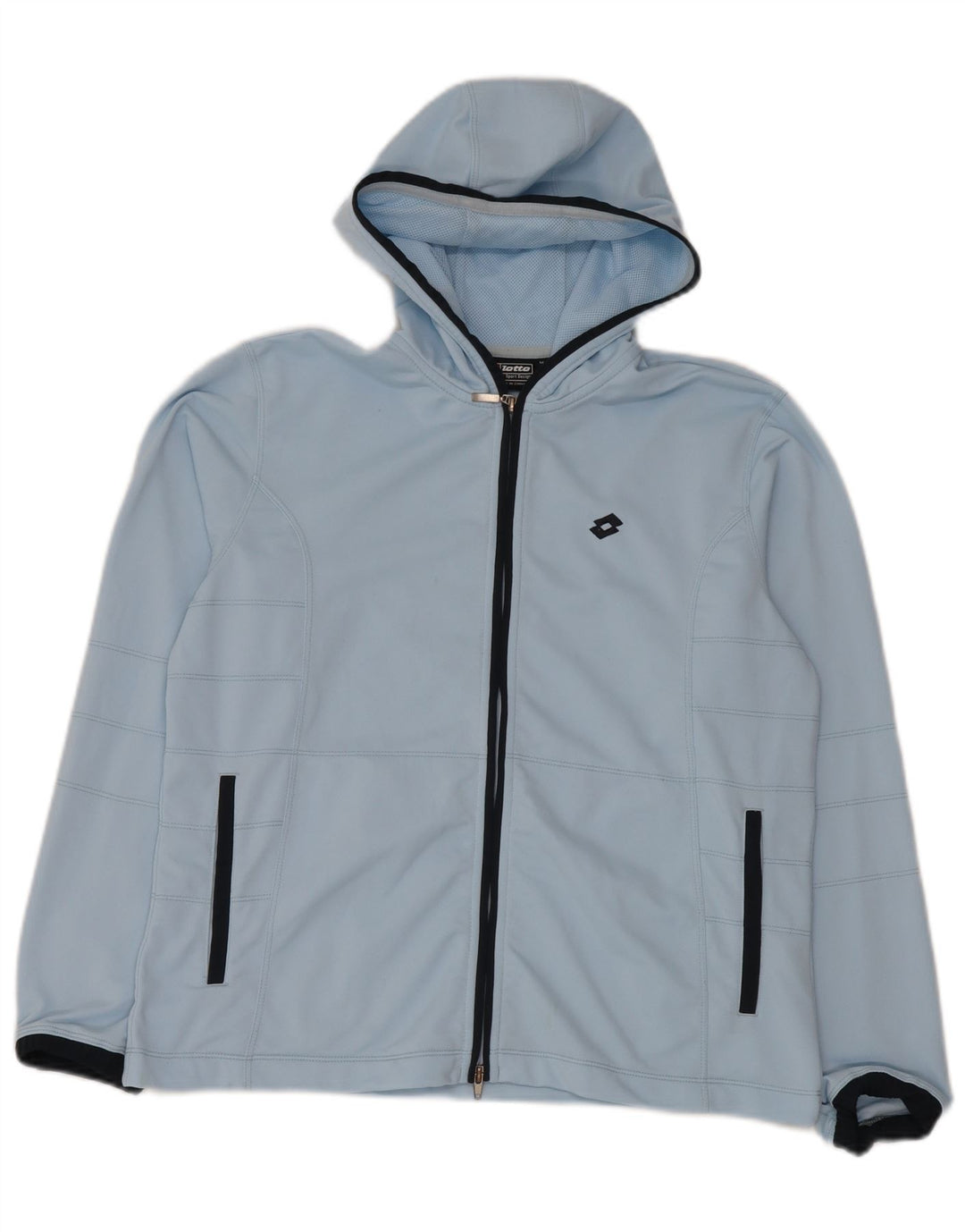 Lotto Damen-Trainingsanzug mit Kapuze, Top-Jacke, UK 14, Mittelblau, Polyester