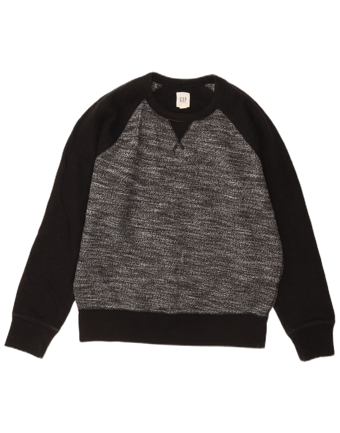 Gap Herren-Sweatshirt, Pullover, Größe S, Grau, Colourblock-Baumwolle