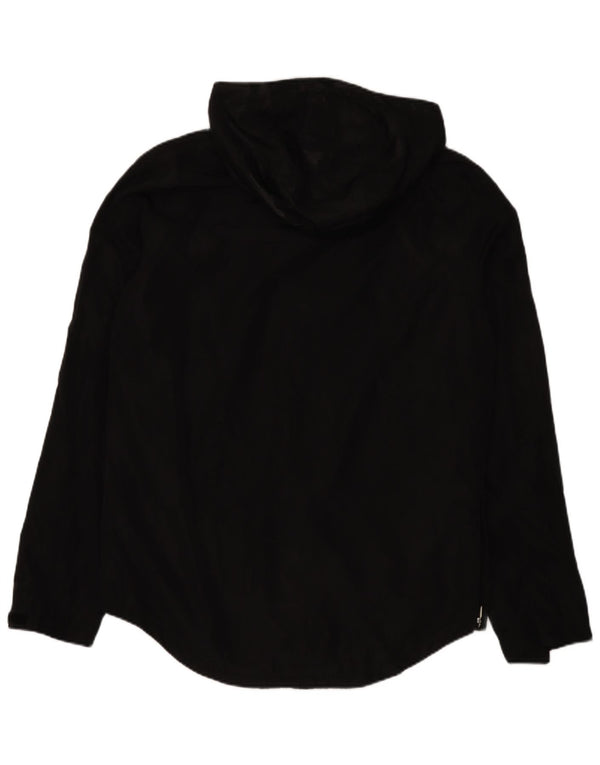 Superdry Herren Kapuzenpullover Regenjacke UK 40 Large Schwarz Polyester