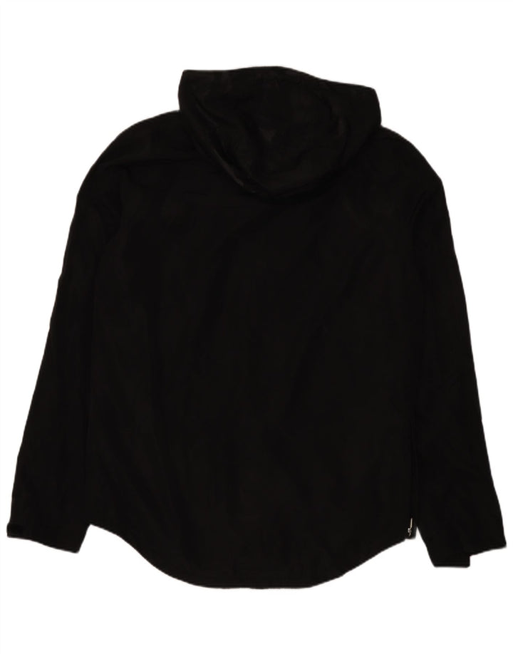 Superdry Herren Kapuzenpullover Regenjacke UK 40 Large Schwarz Polyester