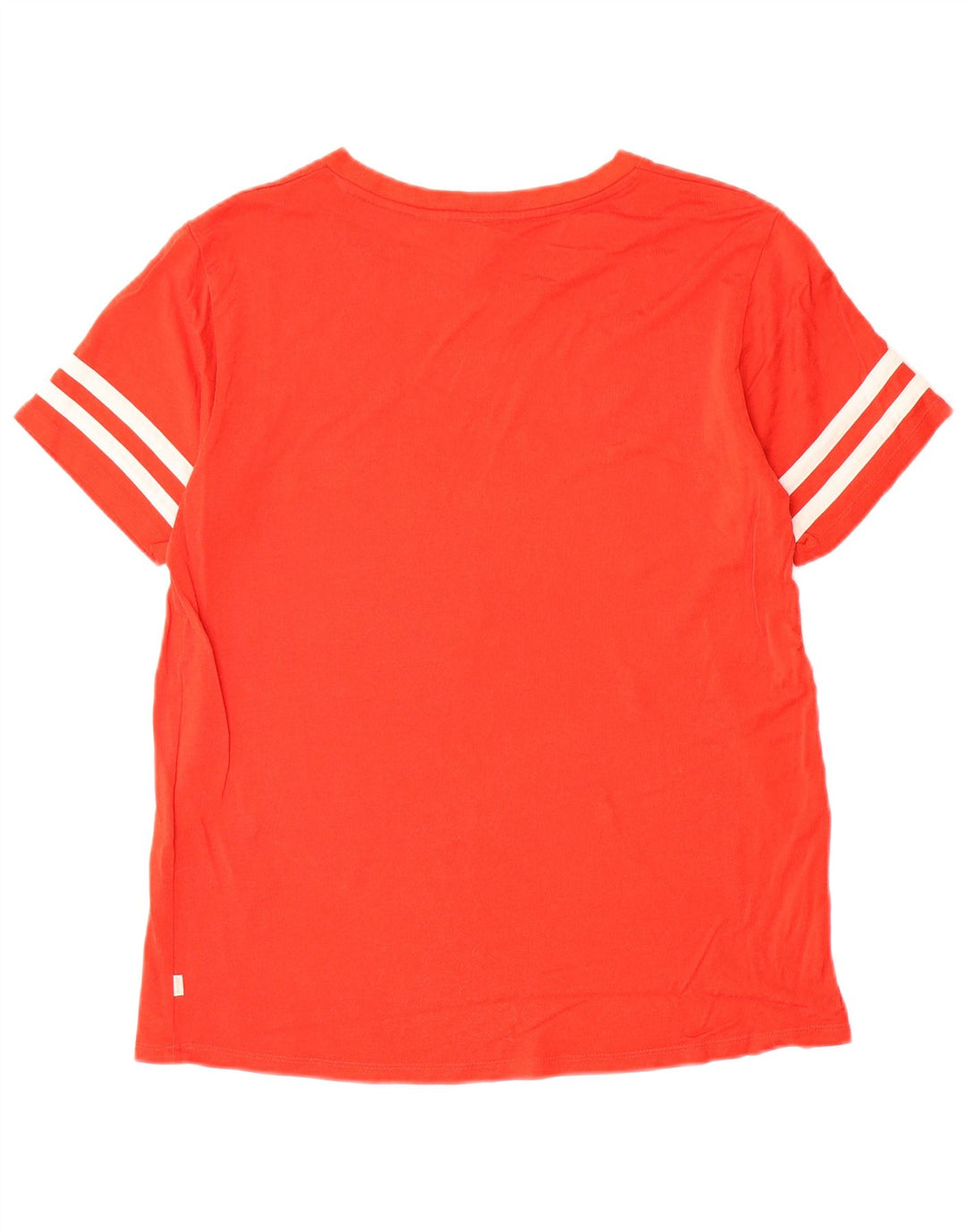 Levi's Damen T-Shirt Top UK 14 Mittelrote Viskose