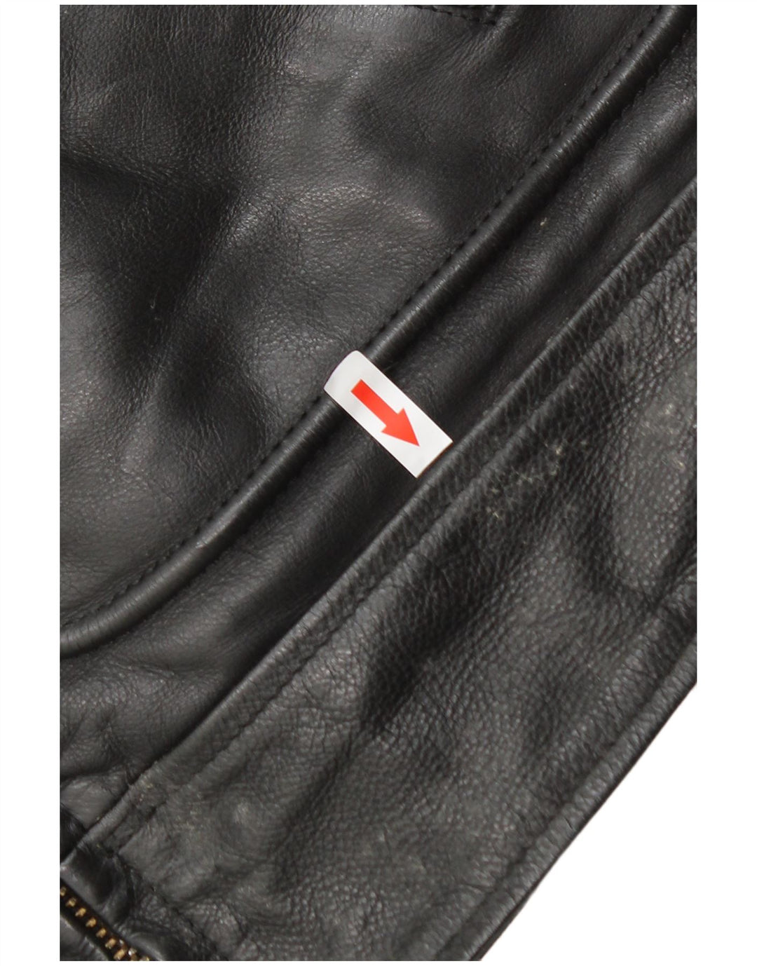 Jeanseria Del Corso Herren Lederjacke UK 36 Small Schwarz