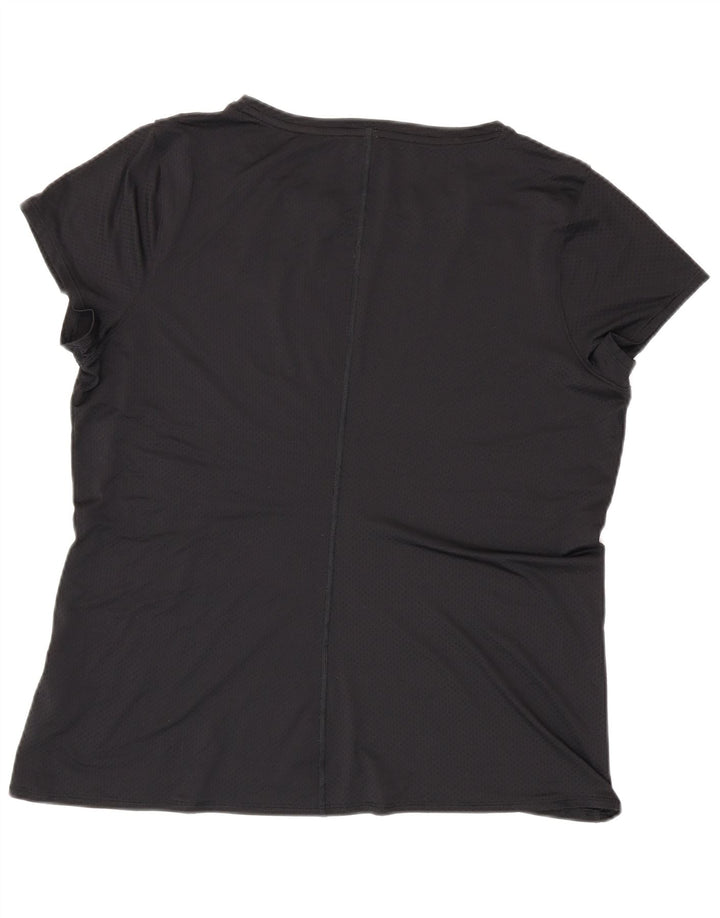 Under Armour Damen T-Shirt Top UK 20 2XL Schwarz Polyester