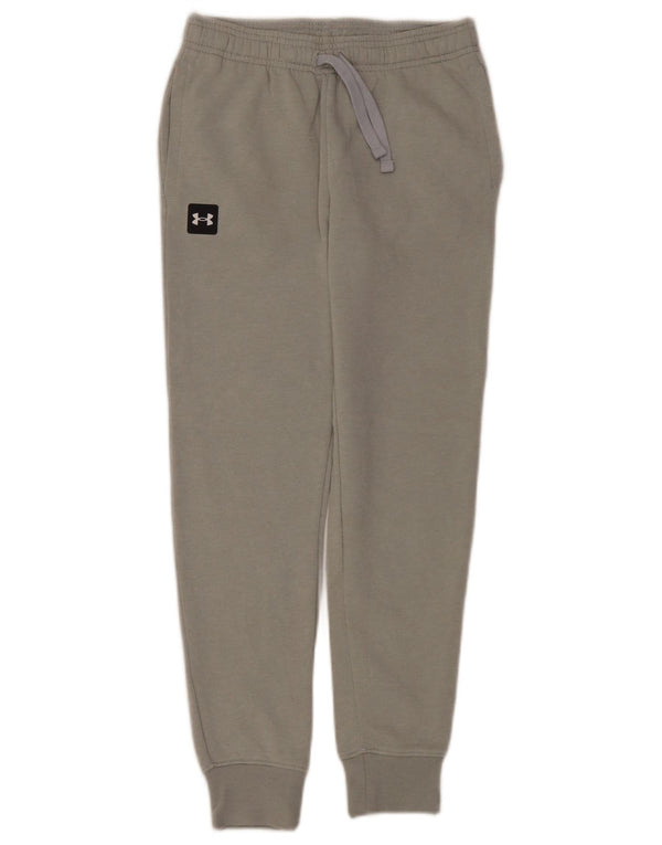 Under Armour Jungen-Trainingshose, Jogginghose, 9–10 Jahre, mittelgraue Baumwolle