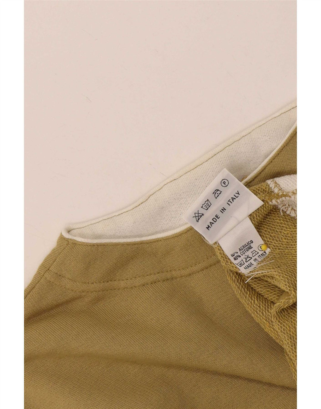 Vintage Damen-Strickjacke in Übergröße, Gr. 14, mittlerer Khaki-Farbblock