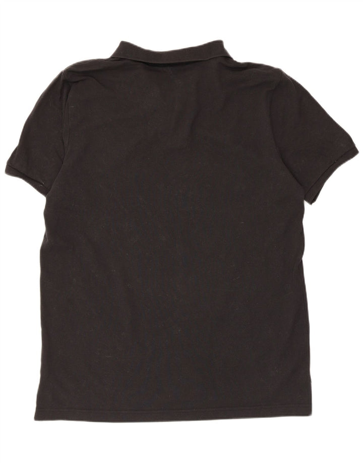 Nike Herren-Poloshirt, groß, aus schwarzer Baumwolle