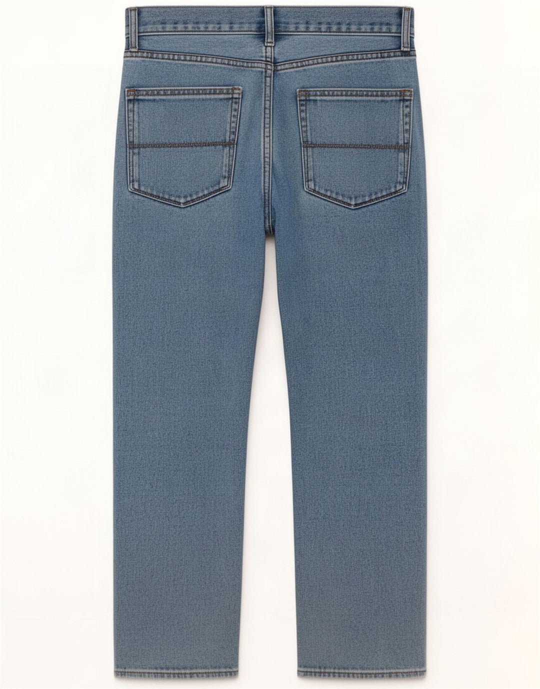 Marks & Spencer Herren-Cropped-Jeans W32 L25 Blaue Baumwolle